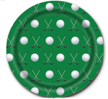 16 kartonnen bordjes Golf groen, Ophalen of Verzenden, Nieuw, Overige typen