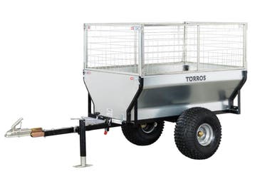 Aanhangwagen kipper 550kg enkele as met verzinkte bak box 15, Ophalen of Verzenden, Nieuw