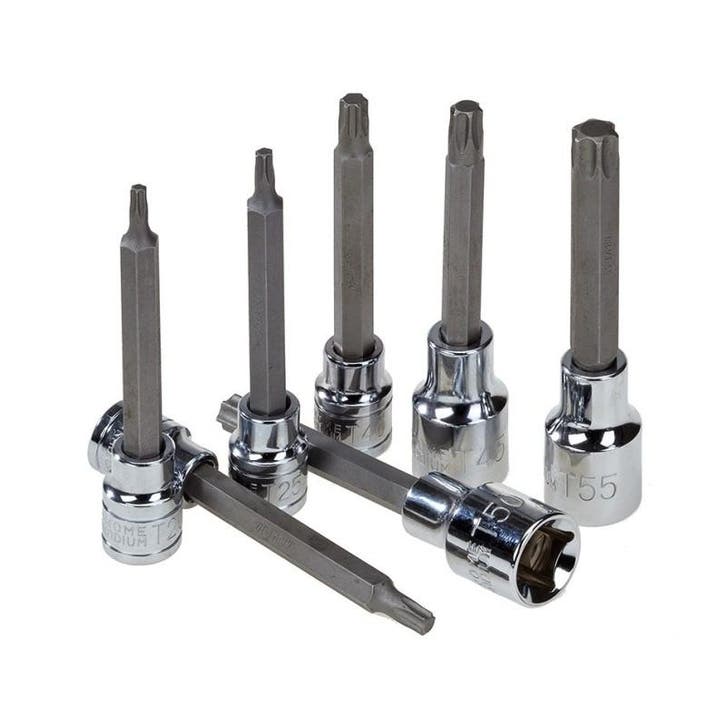 Torx doppenset op stift 7 delig met 3/8 en 1/2 aansluiting, Doe-het-zelf en Verbouw, Gereedschapskisten, Ophalen of Verzenden