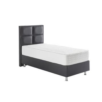 Compleet 1-persoons Opberg Boxspring Magnum, Ophalen of Verzenden, Nieuw, Zwart
