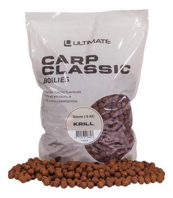 Ultimate Carp Classic Boilies 15mm 5kg - Krill, Verzenden, Nieuw, Overige typen