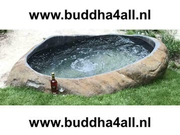 Riviersteen hottub voor tuin of badkamer. Jacuzzi of ligbad, Ophalen, Nieuw