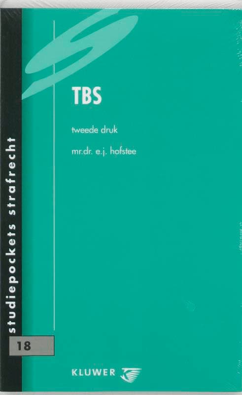 TBS / Studiepockets strafrecht / 18 9789026839719, Boeken, Wetenschap, Gelezen, Verzenden