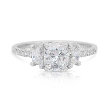 Ring - 18 karaat Witgoud - 1.50ct. tw. Diamant (Natuurlijk), Nieuw