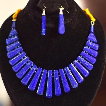 Natuurlijke lapis lazuli kralen voor halsketting en