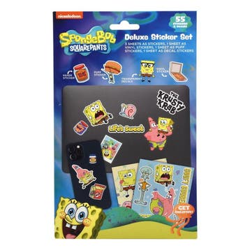 SpongeBob SquarePants Deluxe Sticker Set, Ophalen of Verzenden, Nieuw
