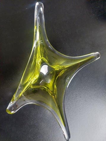 Val Saint Lambert - René Delvenne - Schaal - Muranoglas -, Antiek en Kunst