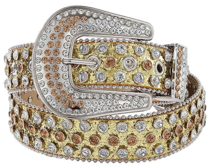 Gouden Riem Bling Bling – Strass Stenen Riem, Hobby en Vrije tijd, Feestartikelen, Verzenden