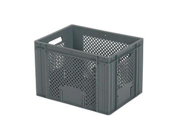 Stapelkrat - 400 x 300 x H 272 mm - geheel geperforeerd -, Ophalen of Verzenden, Nieuw