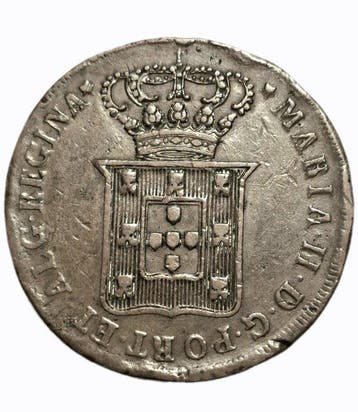 Portugal. D. Maria II (1834-1853). Pataco (40 Reis) - 1833