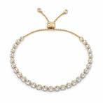 Schakelarmband - 18 karaat Geel goud - 2.48ct. tw. Diamant