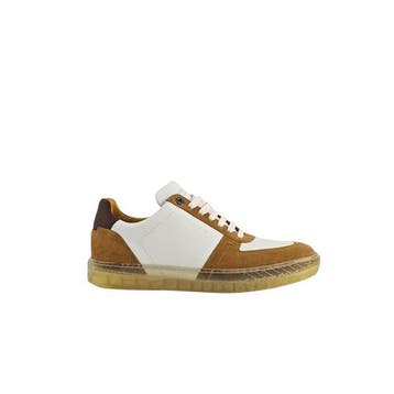 TESTONI - 8 UK - 42 IT - Ravenna Sneaker Calf + Suede, Nieuw