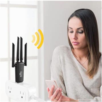 WiFi Versterker 300Mbps – Repeater met 4 Antennes, Verzenden, Nieuw