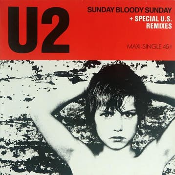 U2 - Sunday Bloody Sunday, Ophalen of Verzenden, Gebruikt