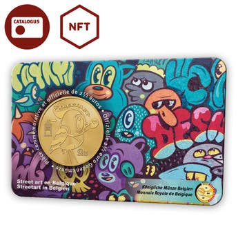 België 2,5 Euro Street Art 2025 BU Coincard FR, Verzenden