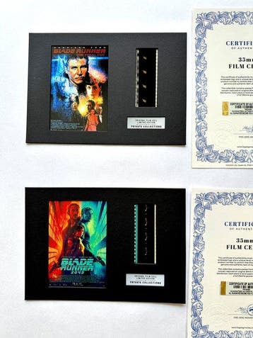 Blade Runner – Rare Set of 2 Mounted 35mm Film Cells –, Verzamelen, Nieuw