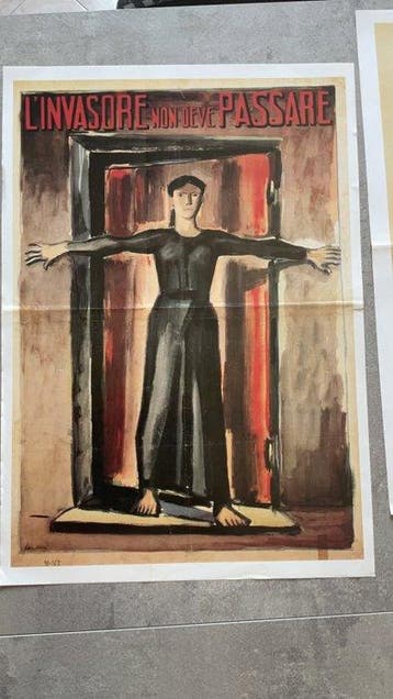 CASINI. Scuola BOCCASILE - LInvasore Non Deve Passare -, Antiek en Kunst