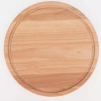 HOCHO Snijplank – Beukenhout – Ø 220x15 mm – Met Sapg, Ophalen of Verzenden, Nieuw