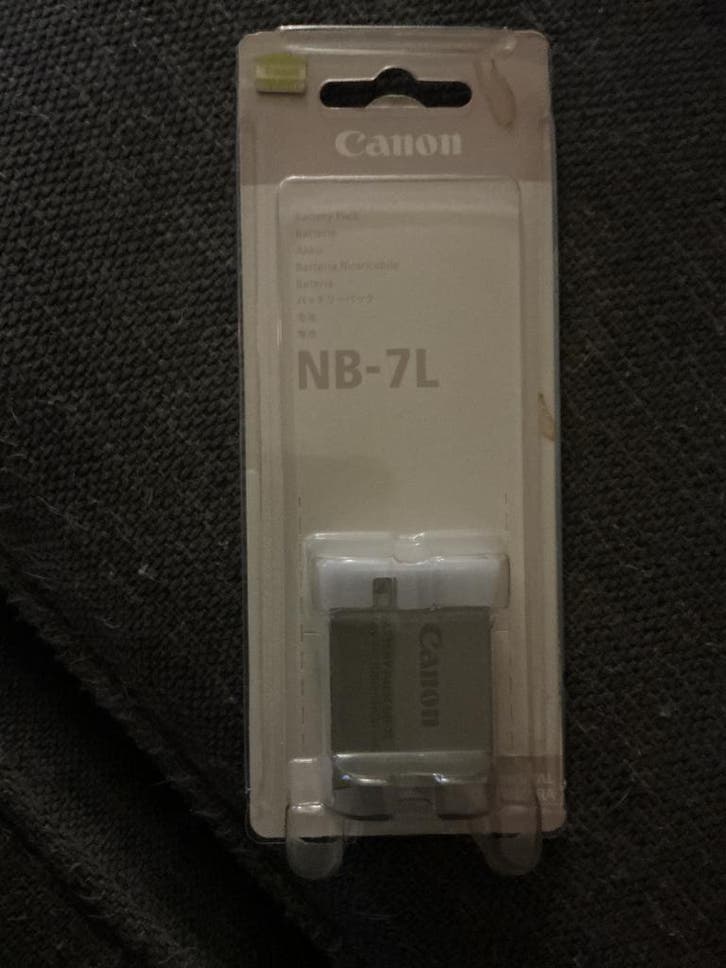 Canon NB-7L originele camera-accu – nieuw in verpakking, Audio, Tv en Foto, Accu's en Batterijen, Nieuw, Verzenden