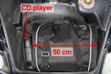 Reistassenset op maat voor Porsche Cayman - Boxster (987), Ophalen of Verzenden, Nieuw, Zwart