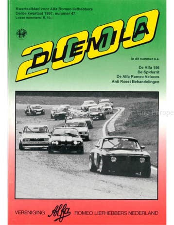 1997 ALFA ROMEO CLUB DUEMILA MAGAZINE 47 NEDERLANDS, Nieuw, Alfa Romeo, Author