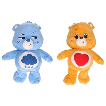 Troetelbeertjes knuffel set - blauw en oranje - 28 cm, Verzenden, Nieuw