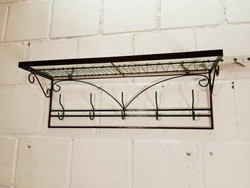 Kapstok - Vintage smeedmetaal hanger - Staal