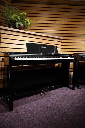 Actie -30% Amadeus D320 PE digitale beginnerspiano, Nieuw, Zwart, Piano