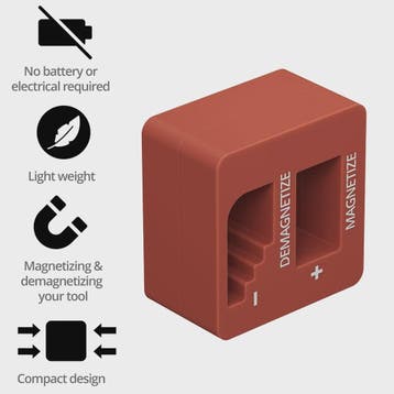 2-in-1 Magnetiseer & Demagnetiseer Tool voor Schroevendraaie, Verzenden, Nieuw