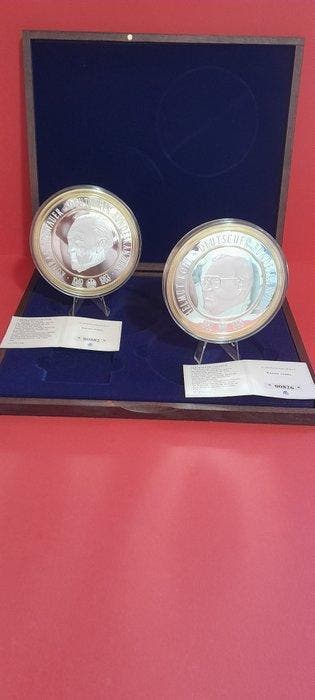 Duitsland. Medal 2017, Konrad Adenauer, Helmut Kohl, 2 x