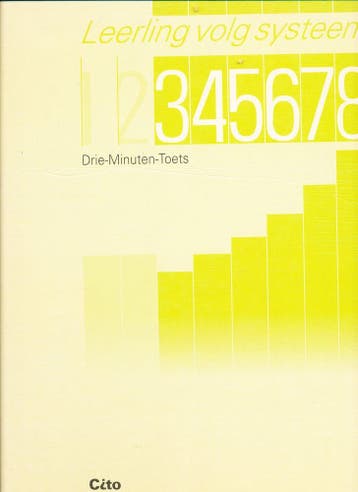 LOVS (1995) Drie-Minuten-Toets incompleet (zie omschrijving), Boeken, Verzenden, Nieuw