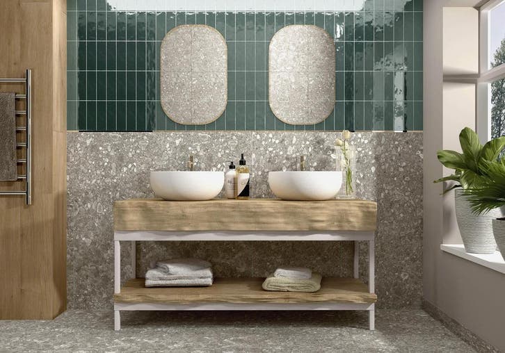 Wandtegel Valence May Vert Groen Glans 6,5x20 (Muurtegels), Doe-het-zelf en Verbouw, Tegels, Minder dan 20 cm, 20 tot 40 cm, 10 m² of meer