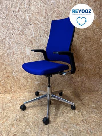 Bureaustoel Ahrend 2020 Extraverta - blauw - re-use, Nieuw in verpakking