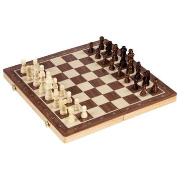 Goki houten schaakspel damspel magn van €67,90 voor €33,95, Ophalen of Verzenden, Nieuw
