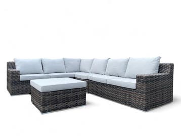 Loungeset / Hoekset Nashville inclusief Hocker, Ophalen of Verzenden, Nieuw