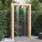 vidaXL Buitendouche Naturel 137 x 23 x 226 cm Massief, Verzenden, Nieuw