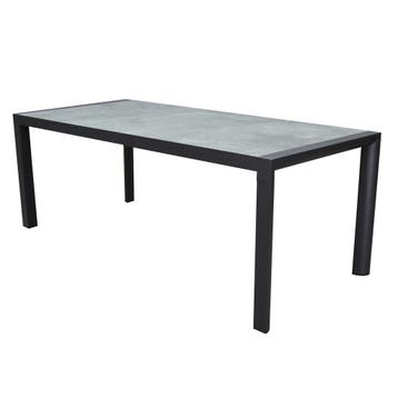 Dexter dining tuintafel 194x90xH74,5 cm antraciet, Ophalen of Verzenden, Nieuw