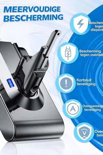 Huismerk Batterij geschikt voor Dyson V8 - 6000 mAh - incl, Ophalen of Verzenden, Zo goed als nieuw