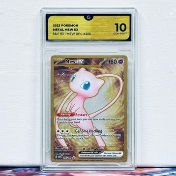 Pokémon Graded card - METAL MEW 205 - Pokémon - GG 10, Nieuw