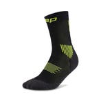 CEP Run Mid-Cut Compressie Sokken  Zwart/Groen - Heren(42-45, Verzenden, Nieuw, Kleding