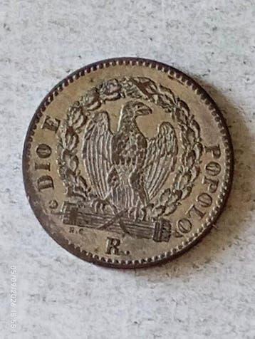 Italië, Tweede Romeinse Republiek 16 Baiocchi 1849