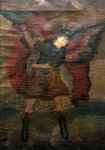 Peruvian School (c. 1900) - Saint Michael the Archangel in