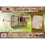 Kippenhok Loft Attic – Houten kippenhok met verdieping, Dieren en Toebehoren, Pluimvee | Toebehoren, Verzenden, Nieuw, Kippenhok of Kippenren