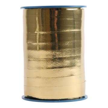 Krullint Metallic 10mm Goud - 250 Meter, Ophalen of Verzenden