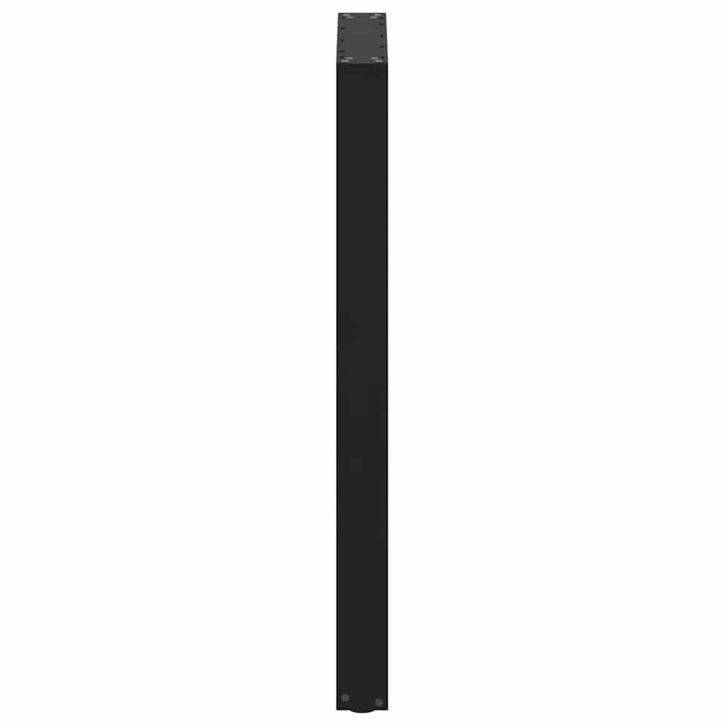Salontafelpoten 2 st X-vormig 38x (42-43) cm staal zwart