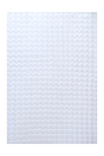 Hoogpolig Vloerkleed | Ambiance | Ribbels | Wit | 140x200 cm, Verzenden, Nieuw