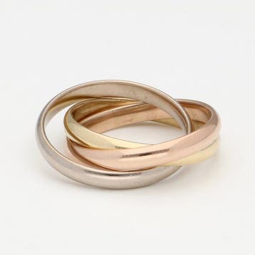 Cartier - Ring - 18 karaat Geel goud, Witgoud, Roségoud, Nieuw