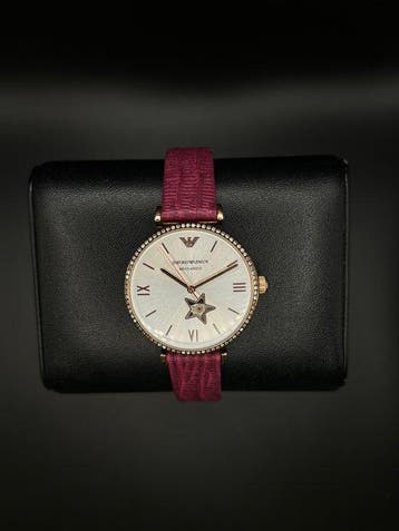 Emporio Armani - Burgundy - Zonder minimumprijs - AR60044 -, Nieuw