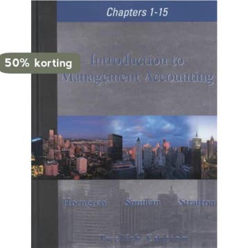 Introduction to Management Accounting, Chapters 1-15, Verzenden, Gelezen, Charles T Horngren