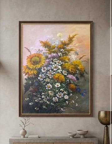 Le Van Ha (1972) - Douceur dété 80 60 cm., Antiek en Kunst